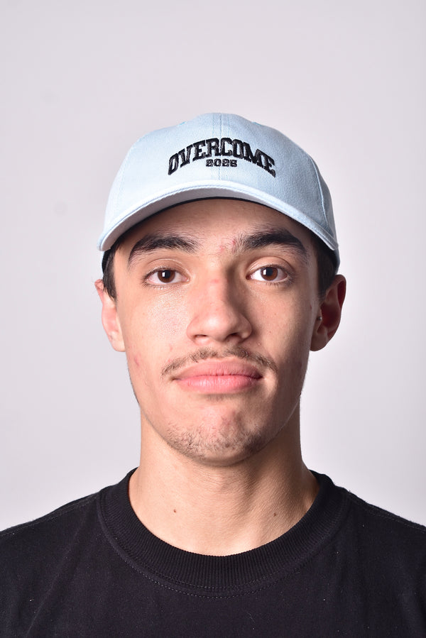 Boné Dad Hat Overcome "Overcome 25" Azul Bebe