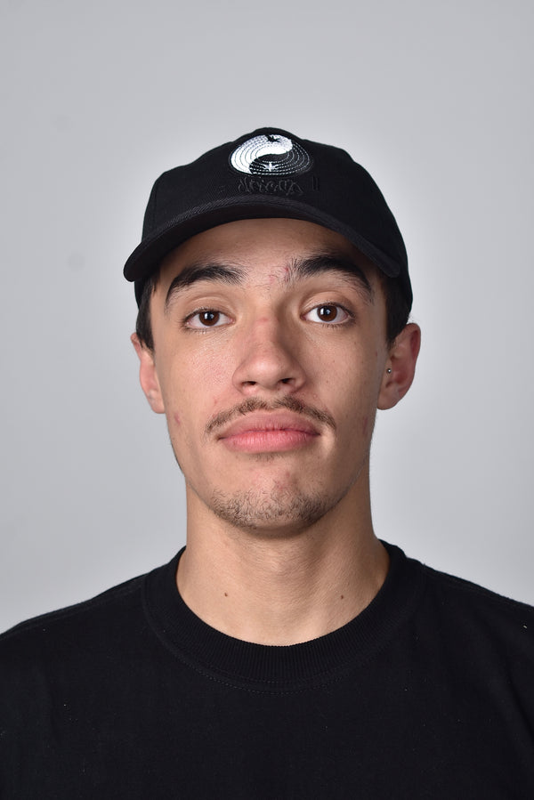 Boné Dad Hat Overcome Yin Yang Vinil Preto