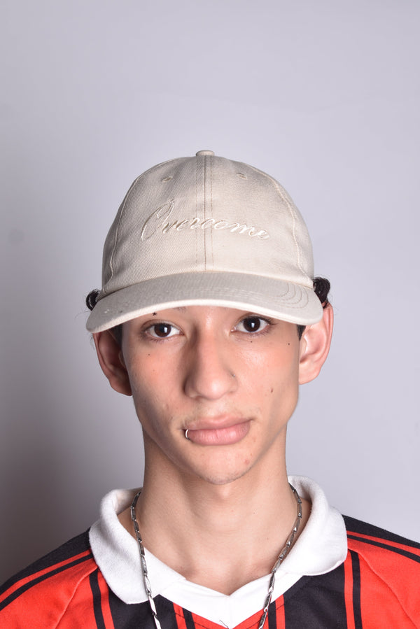 Boné Dad Hat Overcome Cursive Bege