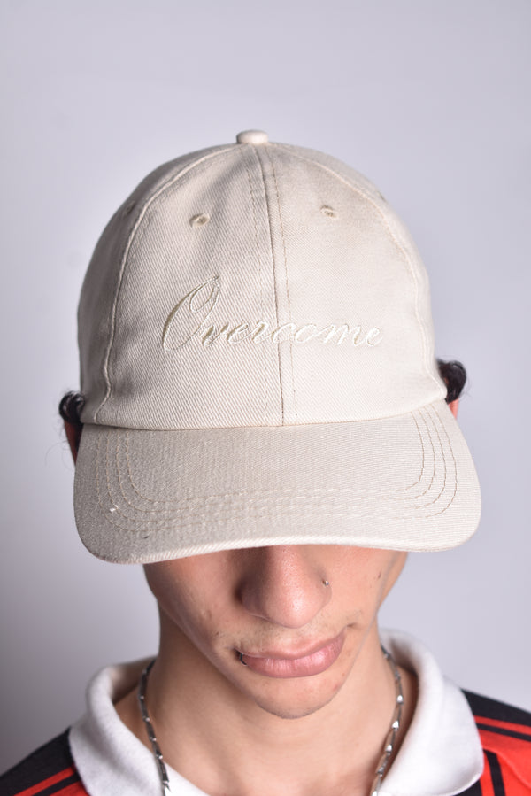Boné Dad Hat Overcome Cursive Bege