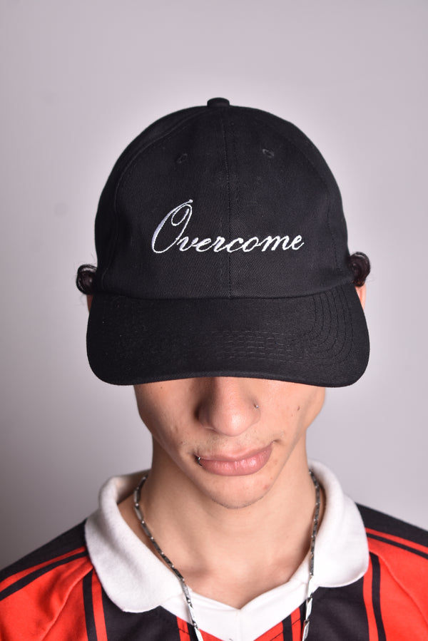Boné Dad Hat Overcome Cursive Preto