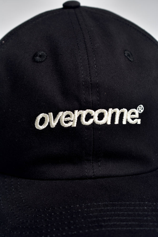 Boné Dad Hat Overcome Logo 25 Preto