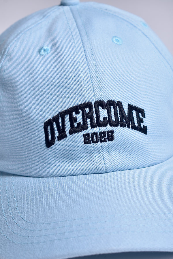 Boné Dad Hat Overcome "Overcome 25" Azul Bebe