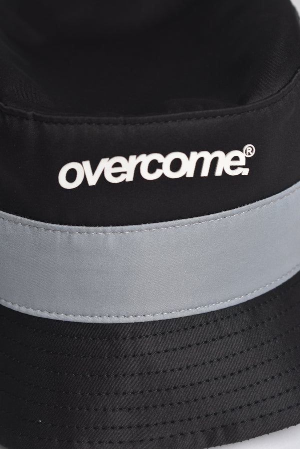 Bucket Hat Overcome Logo 25 Preto