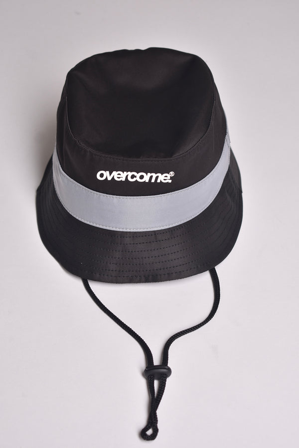 Bucket Hat Overcome Logo 25 Preto