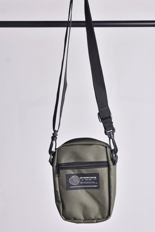 Shoulder Bag Overcome Bass Verde Militar