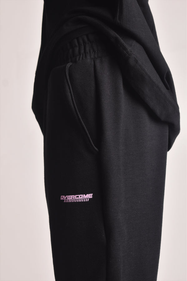 Calça Moletom Overcome Domination Smile Preta