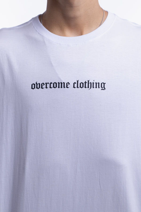 Camiseta Overcome Gothic Clothing Plus Branca