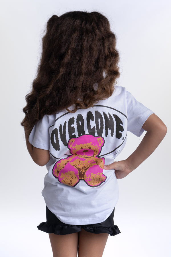 Camiseta Overcome Kids Bear Branca