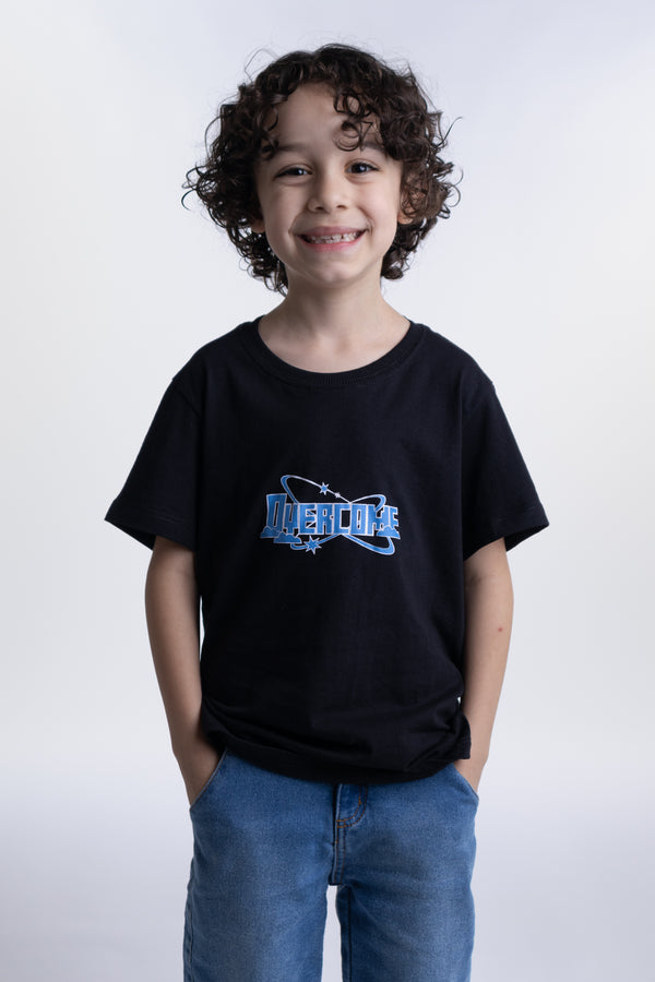 Camiseta Overcome Kids Cinetic Preta