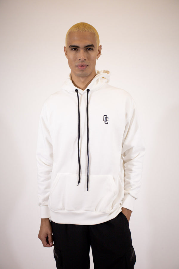 Moletom Overcome Canguru "Logo" Off White-001