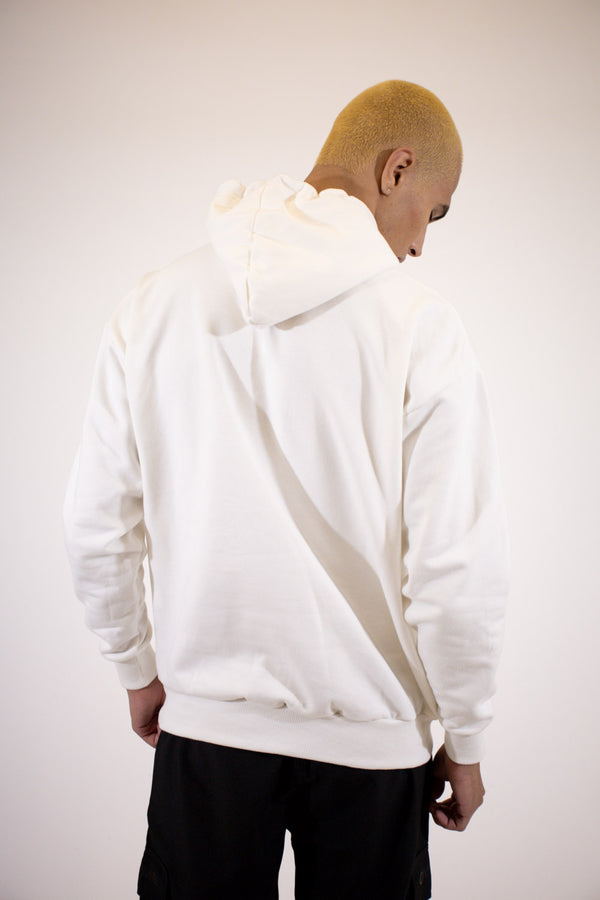 Moletom Overcome Canguru "Logo" Off White-001