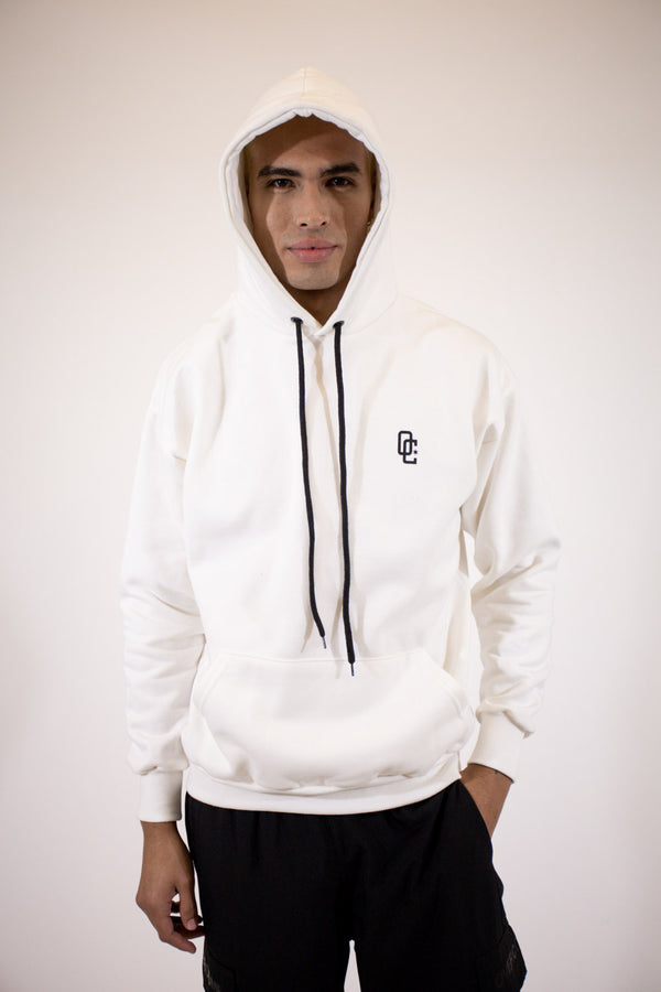 Moletom Overcome Canguru "Logo" Off White-001