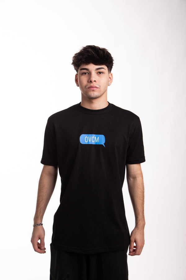 Camiseta Overcome I Love You Preta