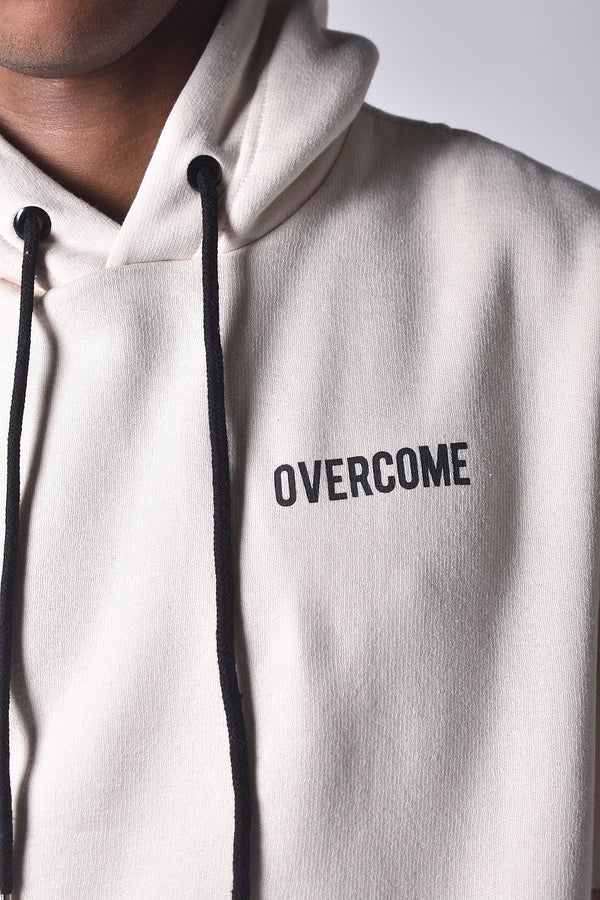 Moletom Overcome Canguru Minimalist Essentials Bege