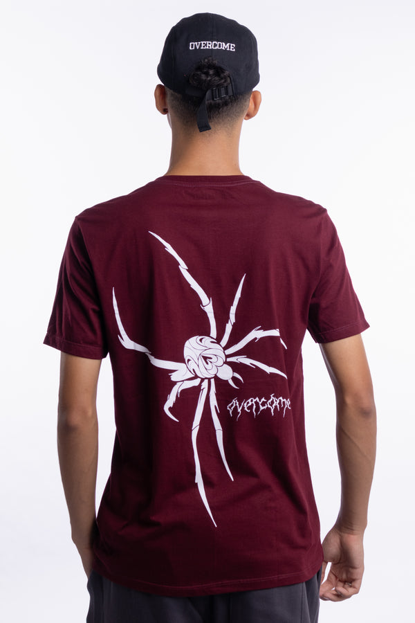 Camiseta Overcome Spider Plus Bordô