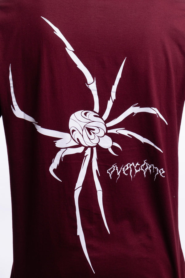 Camiseta Overcome Spider Plus Bordô