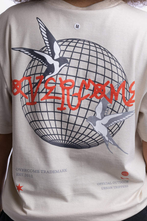 Camiseta Overcome Swallow Bird Off White