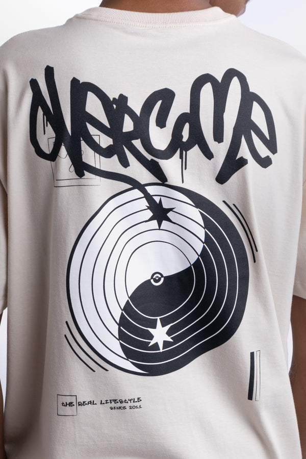 Camiseta Overcome Yin Yang Vinil Off White