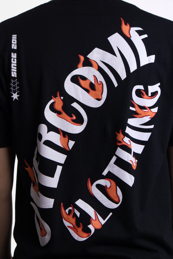 Camiseta Overcome Fire Circle Preta-001