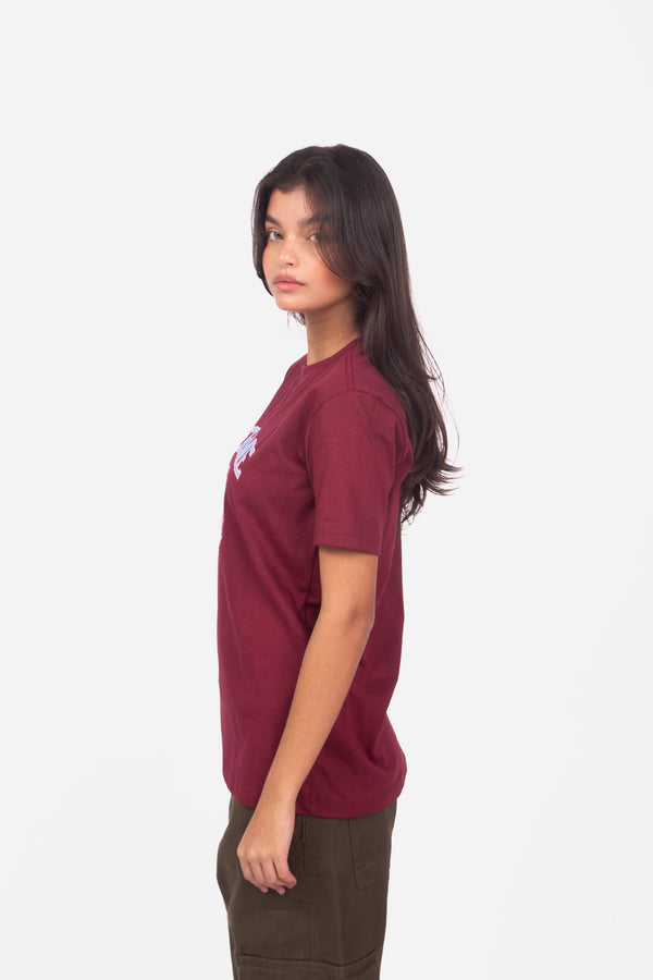 Camiseta Overcome Crossed Bordô