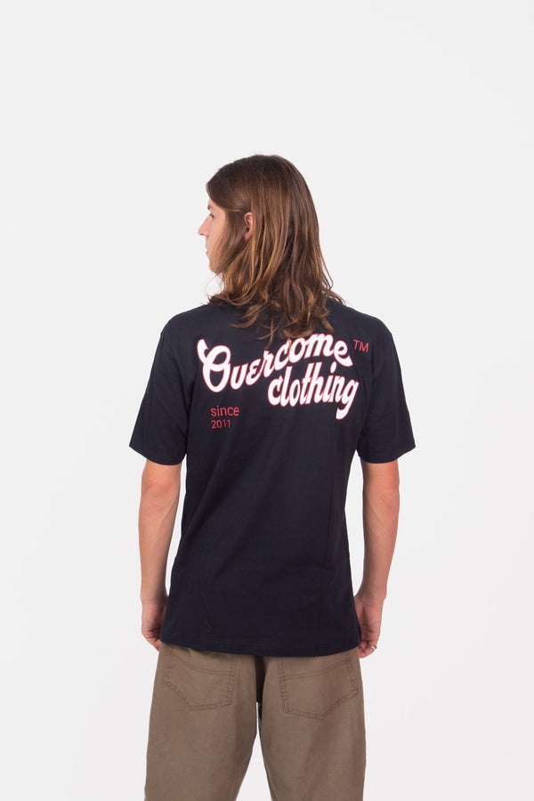 Camiseta Overcome Wavy Preta