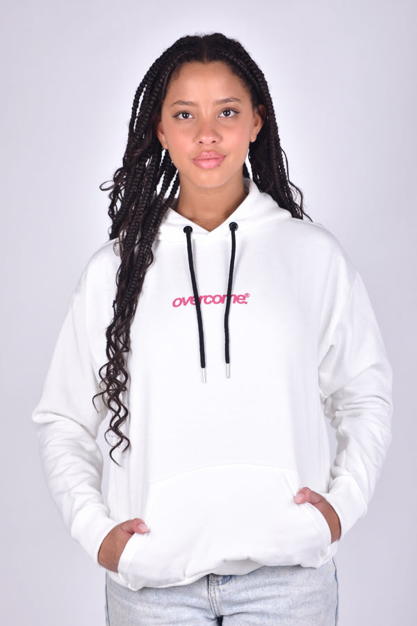 Moletom Overcome Canguru Overcome 25 Off White