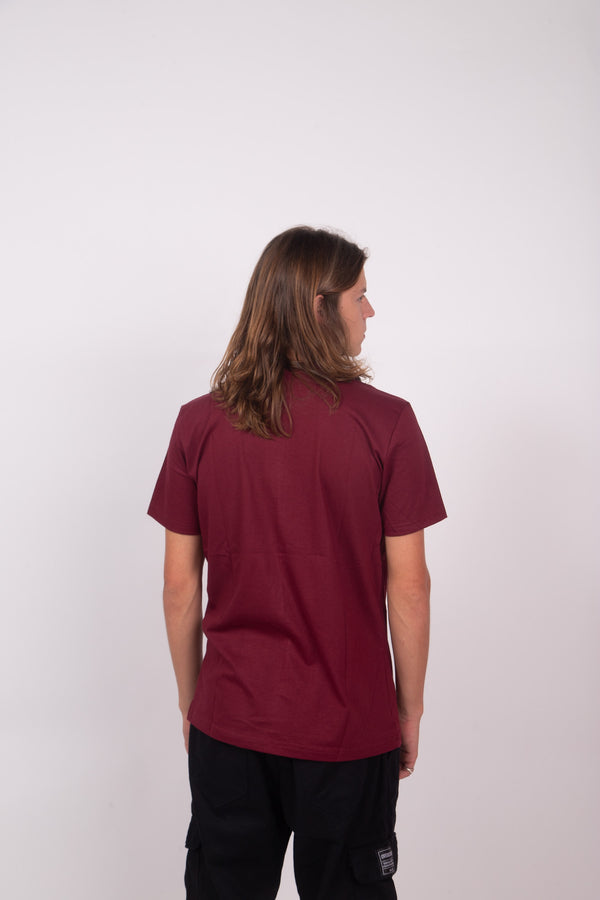 Camiseta Overcome Crossed Bordô