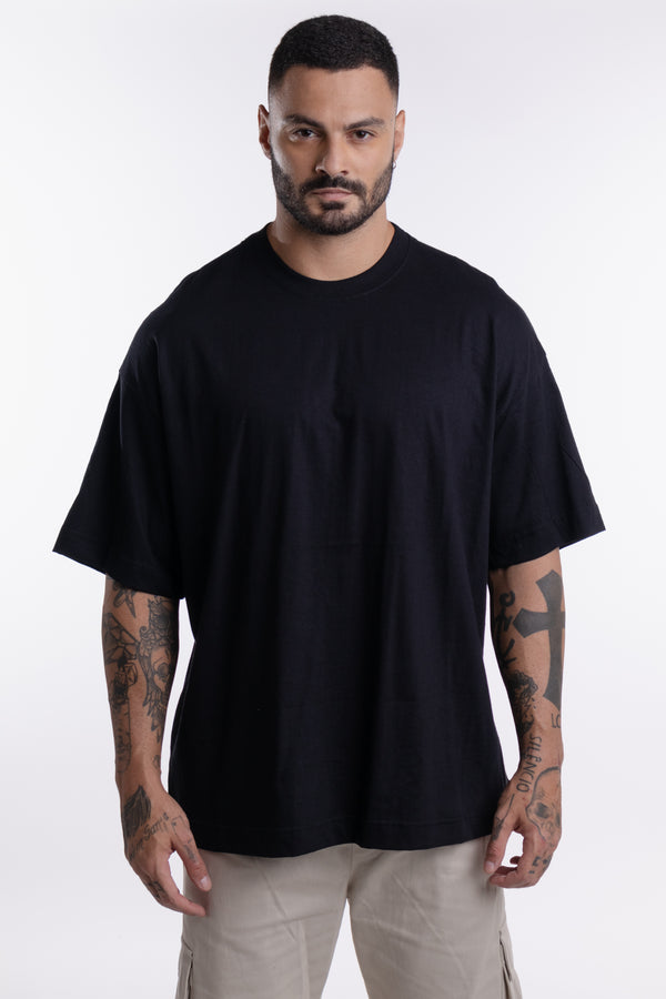 Kit 3 Camisetas Oversized DailyBasics Preto