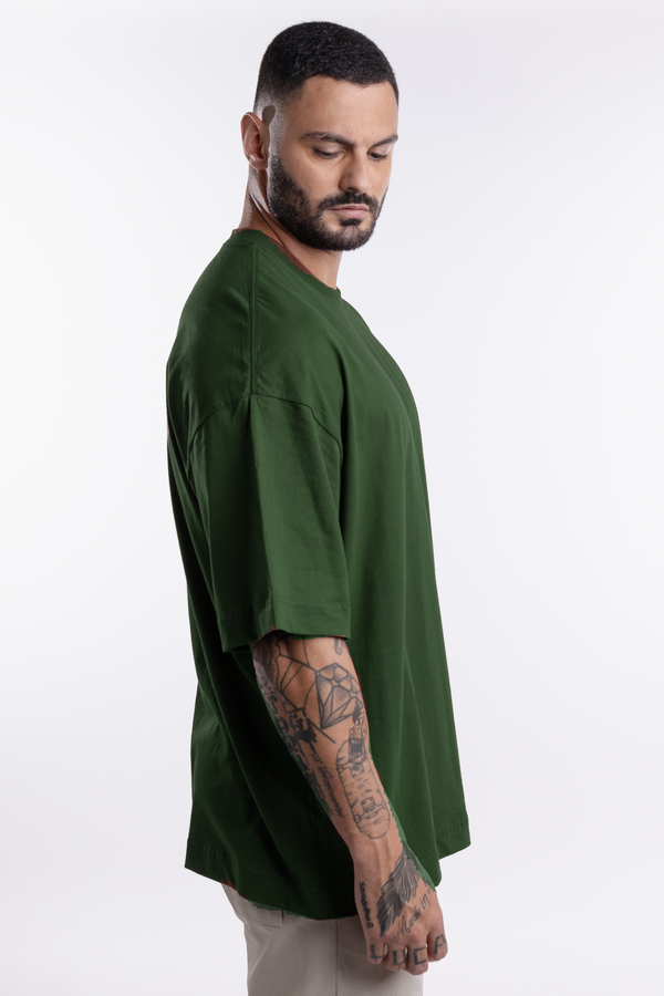 Camiseta Dailybasics Oversized Verde Militar