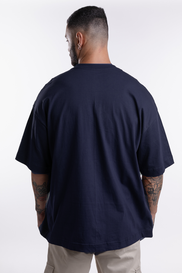 Camiseta Dailybasics Oversized Azul Marinho