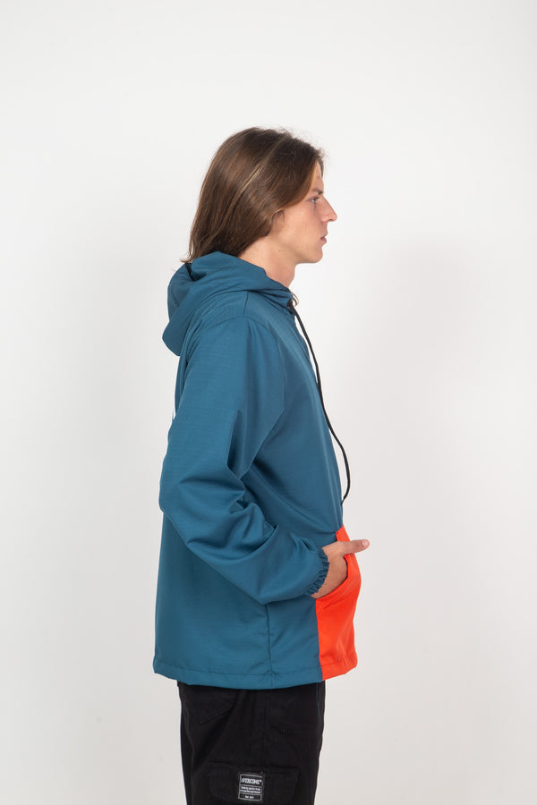 Corta Vento Overcome RipStop "WindShield" Azul Turmalina