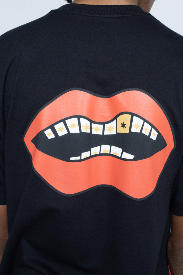 Camiseta Overcome X Boca de 09 Logo Mouth Preta
