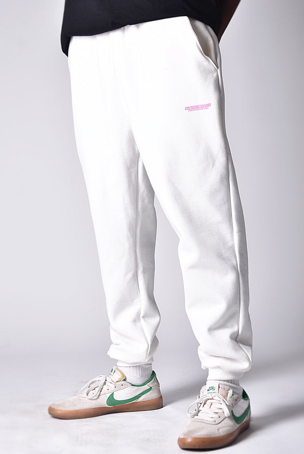 Calça Moletom Overcome Domination Smile Off White
