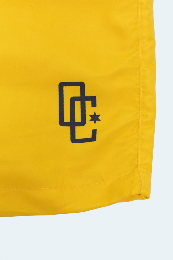 Swimming Shorts Overcome OC Logo Amarelo