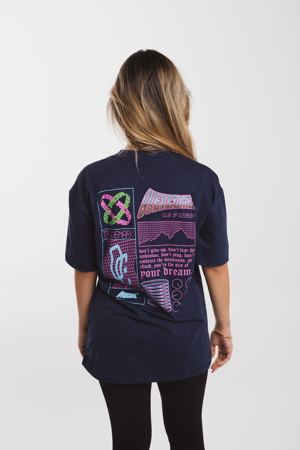 Camiseta Overcome Club Of Disorder Azul Marinho