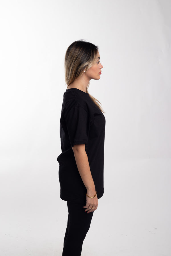 Camiseta Overcome Minimalist Essentials Preta/Cinza