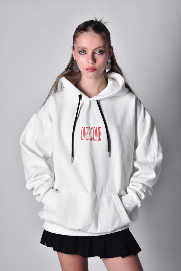 Moletom Overcome Canguru Scar F Off White