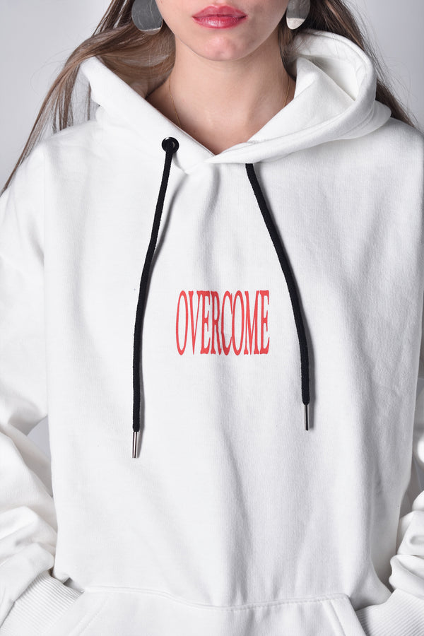 Moletom Overcome Canguru Scar F Off White