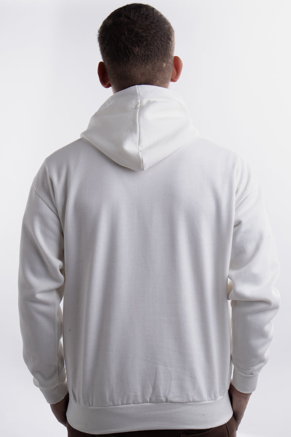 Moletom Overcome Canguru Script Fun Off White