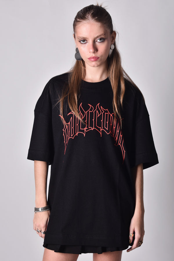 Camiseta Overcome Oversized Red Death Preta