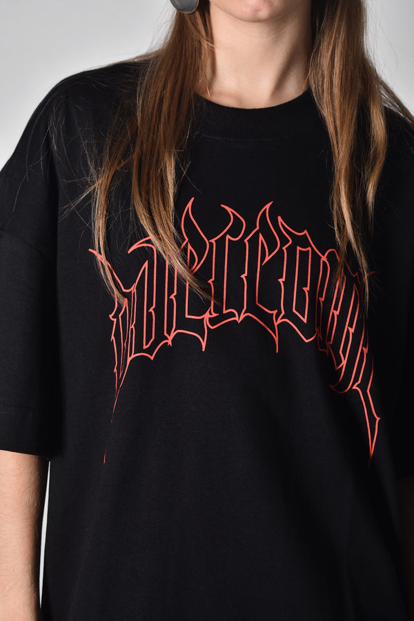 Camiseta Overcome Oversized Red Death Preta