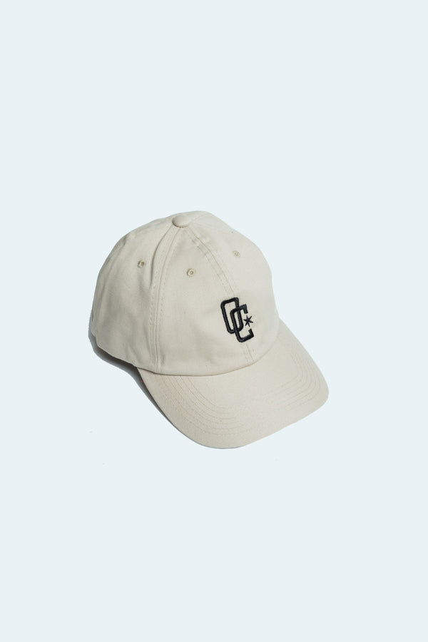 Boné Dad Hat Overcome "Logo" Bege