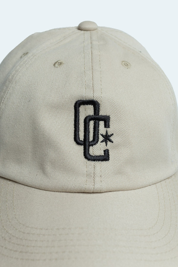 Boné Dad Hat Overcome "Logo" Bege