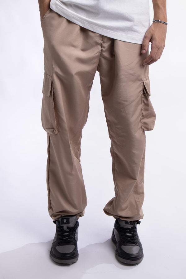 Calça Cargo Tactel Overcome Script Bege