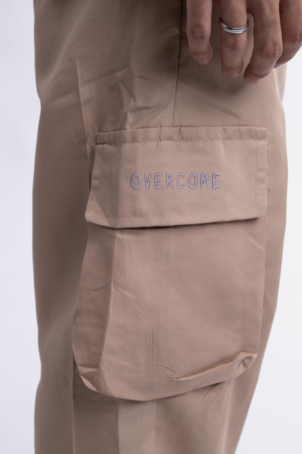 Calça Cargo Tactel Overcome Script Bege