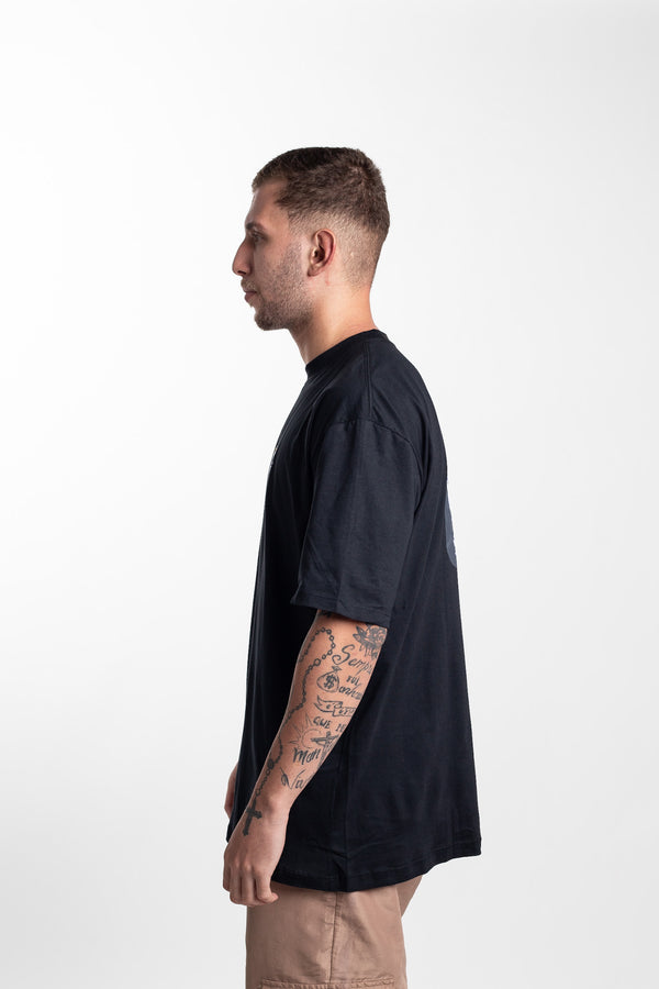Camiseta Overcome The Great Wave Preto