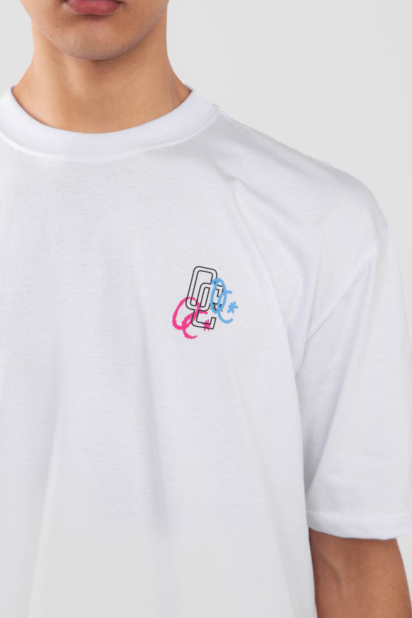 Camiseta Overcome "Hustlin" Branco