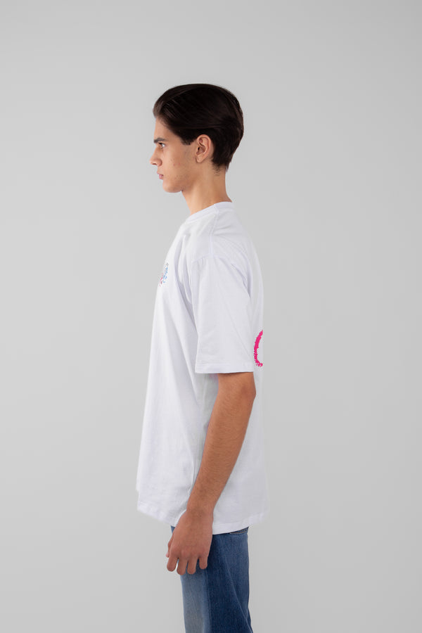 Camiseta Overcome "Hustlin" Branco