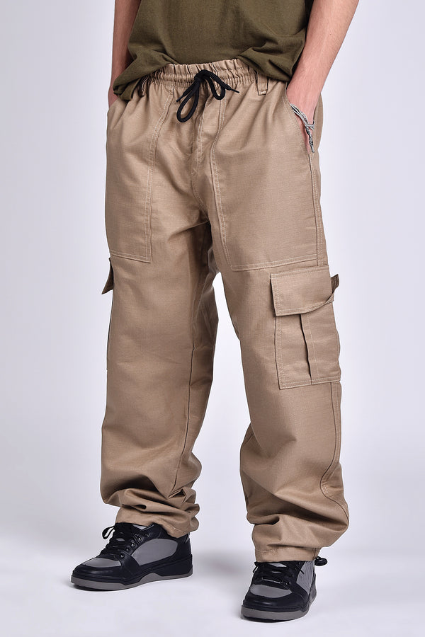 Calça Cargo Rip Stop Overcome Basic Caqui